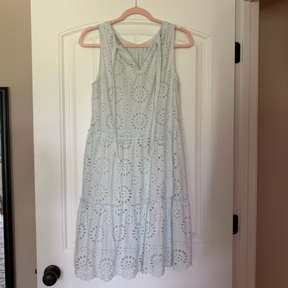 Loft Tiered Eyelet Dress - Picture 4 of 4